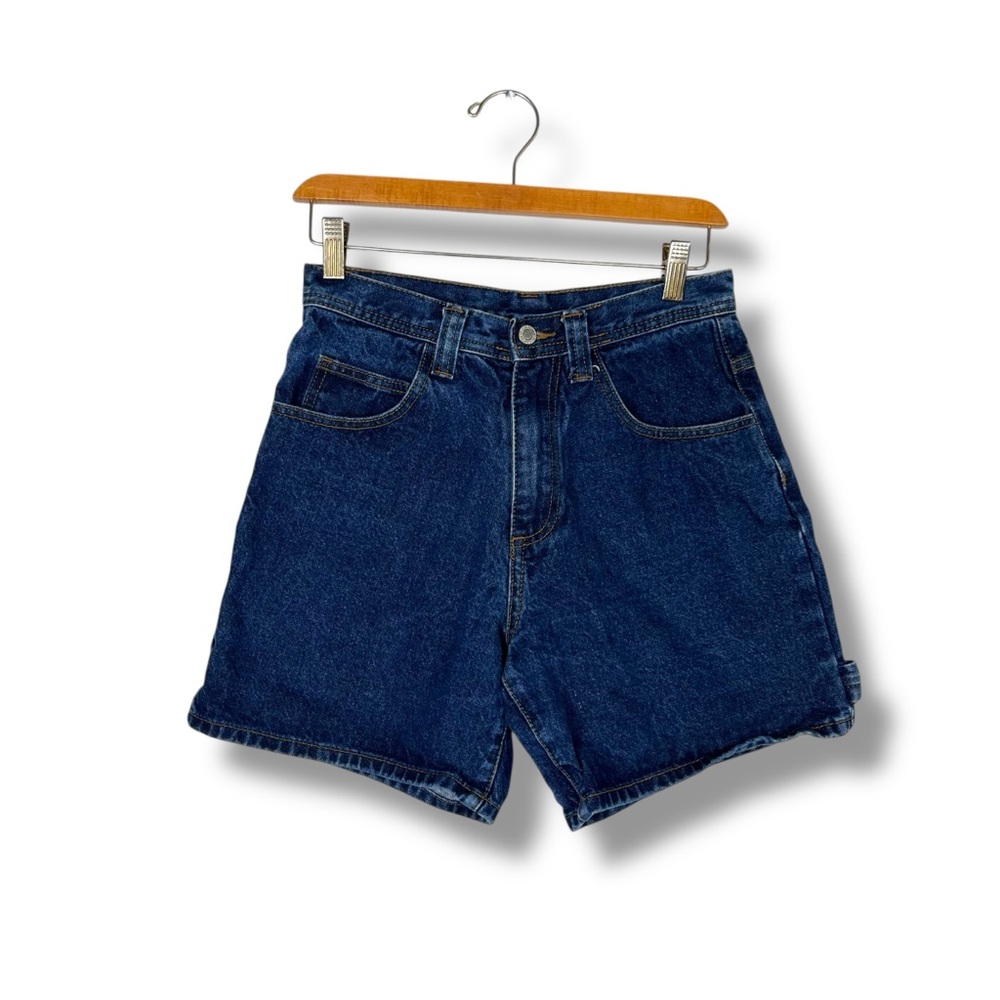 John Galt Brandy Melville Denim Jean Shorts Carpenter Cargo Sz 26 Blue 90s
